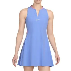 Women`s Court Dri-FIT Advantage Tennis Dress Royal Pulse and White