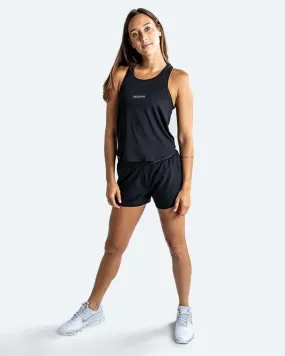 WOMEN'S MIA STRINGER TANK - BLACK